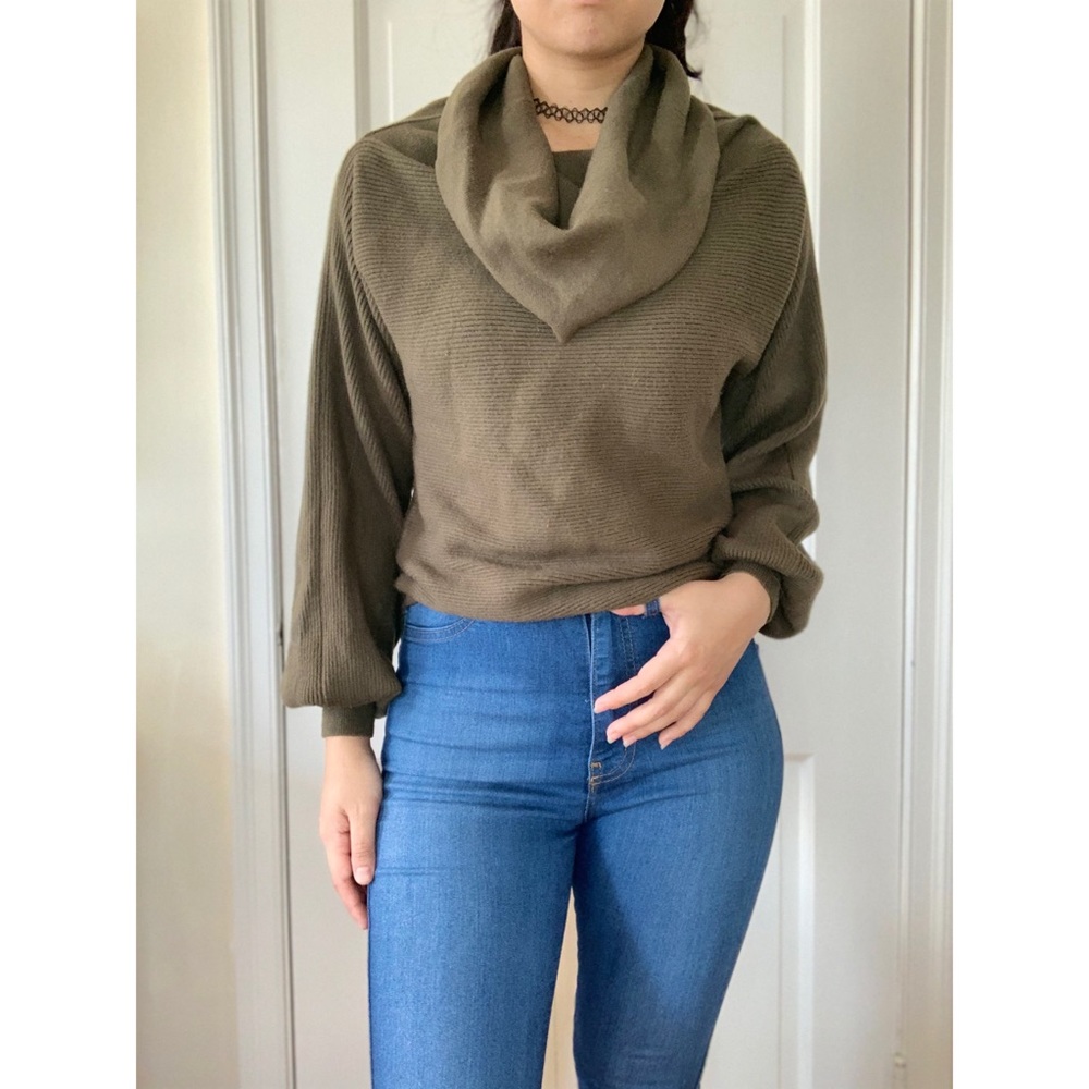 Zara Green Knit Sweater